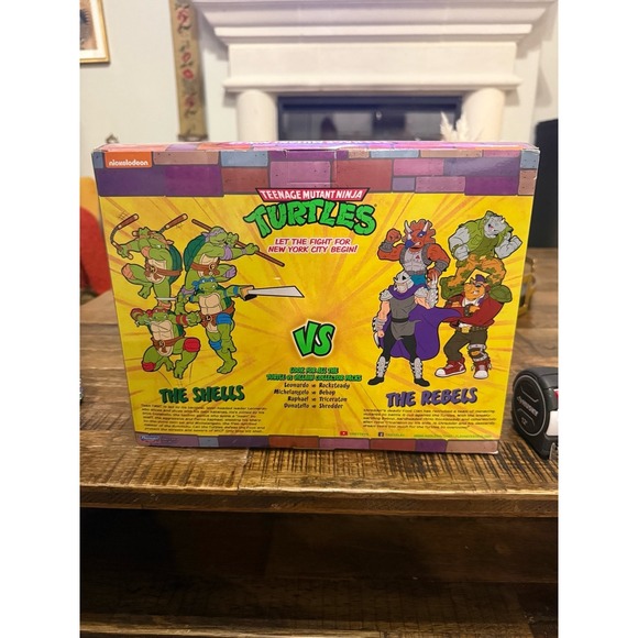 Playmates TMNT Michelangelo vs Bebop Action Figure 2-Pack New Sealed 2021 - Picture 2 of 5